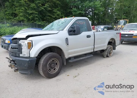 2019 Ford F-250 Xl z USA, uszkodzony, nr VIN 1FTBF2B69KEF36066